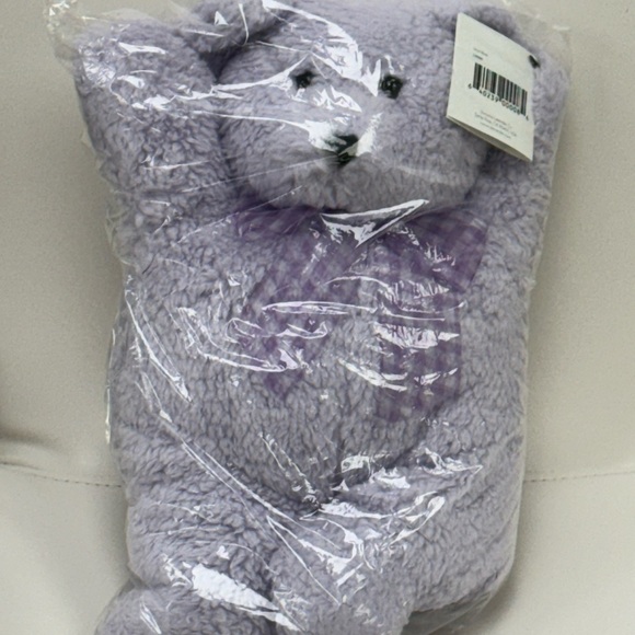 Sonoma Lavender Heatable Huggable Lavender Lou Teddy Bear Hot Cold Doll Kids NEW - Picture 10 of 16